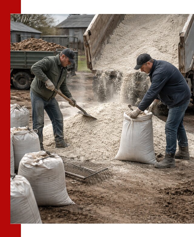 Доставка извести пушонки в Междуреченске оптом и мелким оптом