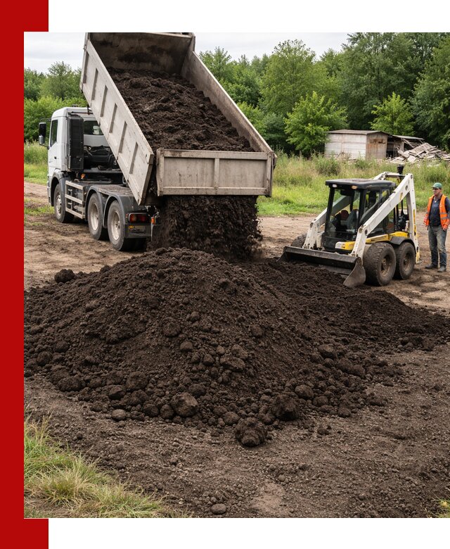 Поставка плодородной земли с доставкой самосвалом в Междуреченске