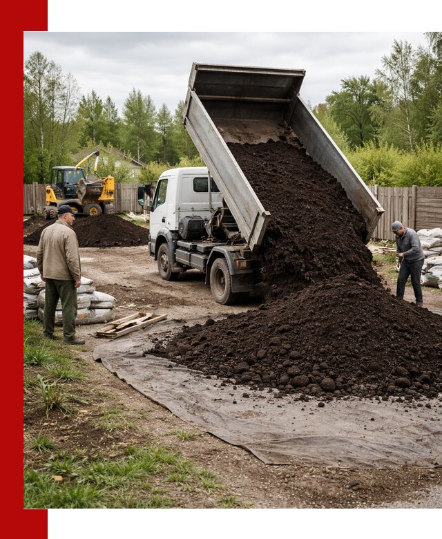 Доставка качественного почвогрунта в Междуреченске оптом и в розницу