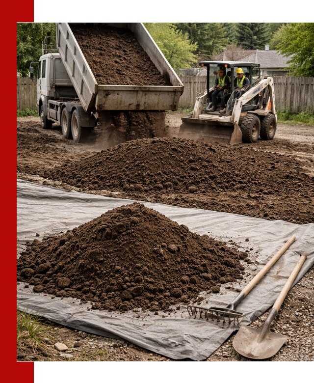 Грунт для отсыпки участка с доставкой в Междуреченске