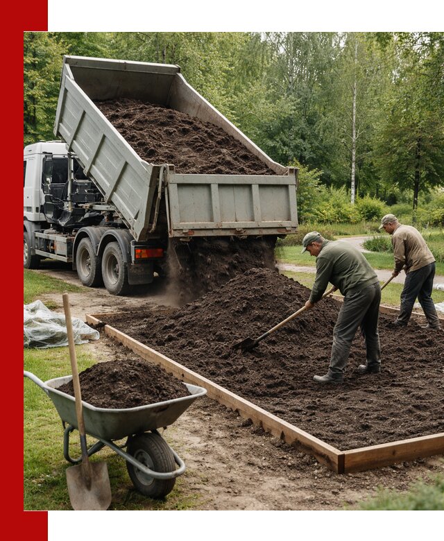 Доставка грунта для озеленения и благоустройства в Междуреченске