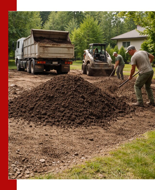 Доставка и укладка грунта для газона в Междуреченске