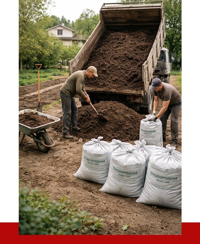 Плодородная смесь в Междуреченске от 4244 р./куб с доставкой | ПРОНЕРУДМжд