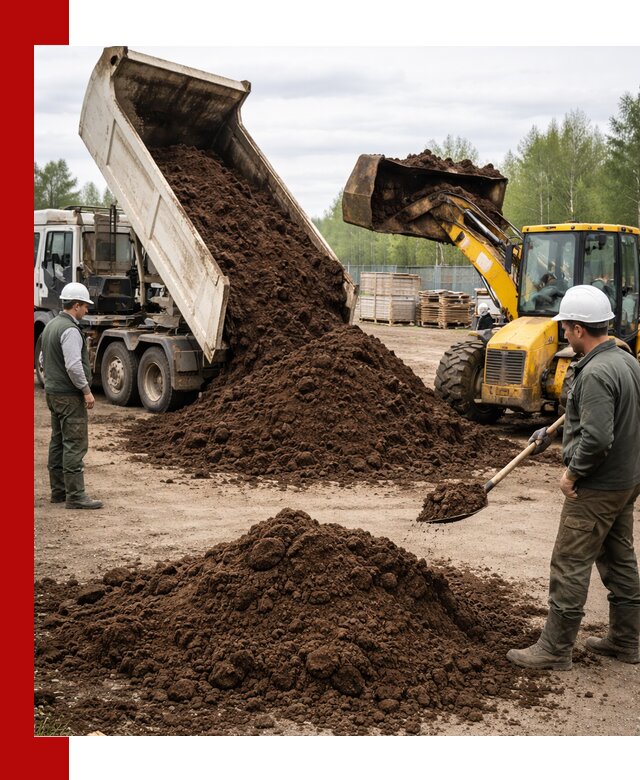 Доставка торфа оптом и в мешках в Междуреченске