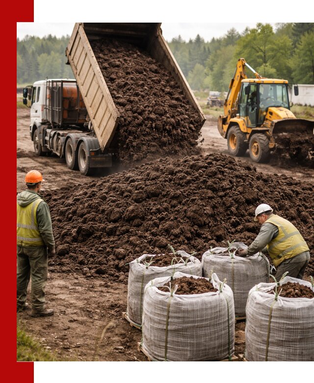 Доставка нейтрального торфа в Междуреченске оптом и в розницу