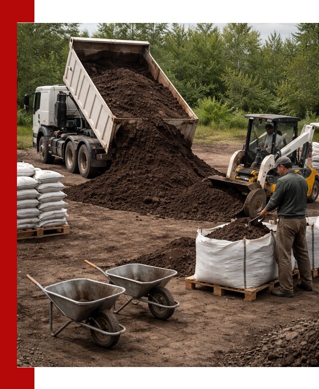 Доставка и продажа торфогрунта в Междуреченске оптом и в розницу