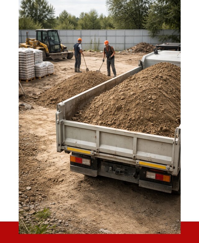 Супесь с доставкой в Междуреченске от 2476 р. за куб | ПРОНЕРУДМжд