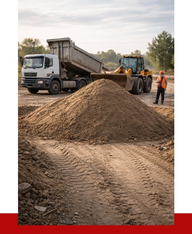 Купить песчаный грунт с доставкой в Междуреченске от 4244 р. | ПРОНЕРУДМжд