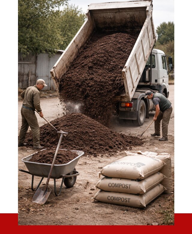 Купить компост в Междуреченске от 4244 р. за куб с доставкой | ПРОНЕРУДМжд