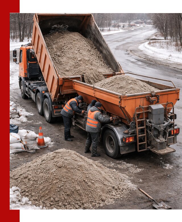 Поставка и вывоз пескосоля в Междуреченске оптом и в розницу