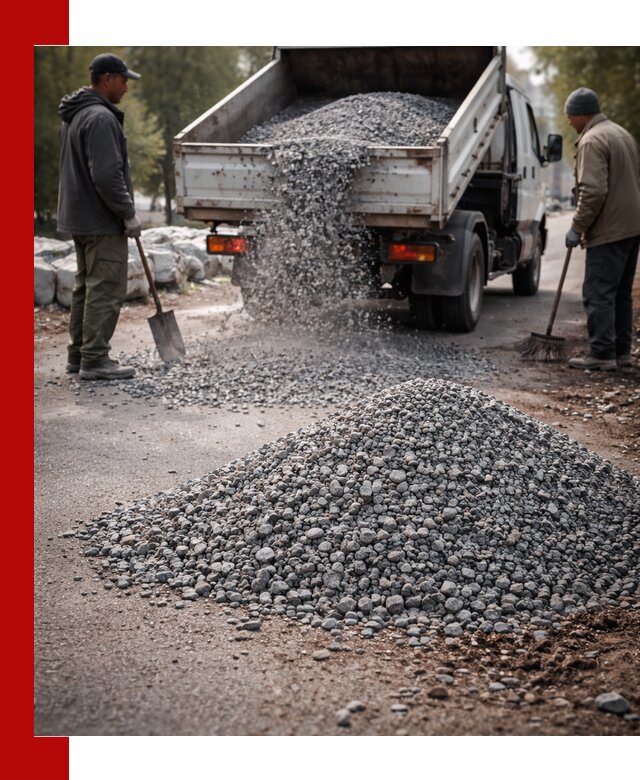 Гранитная крошка для посыпки дорог и тротуаров в Междуреченске