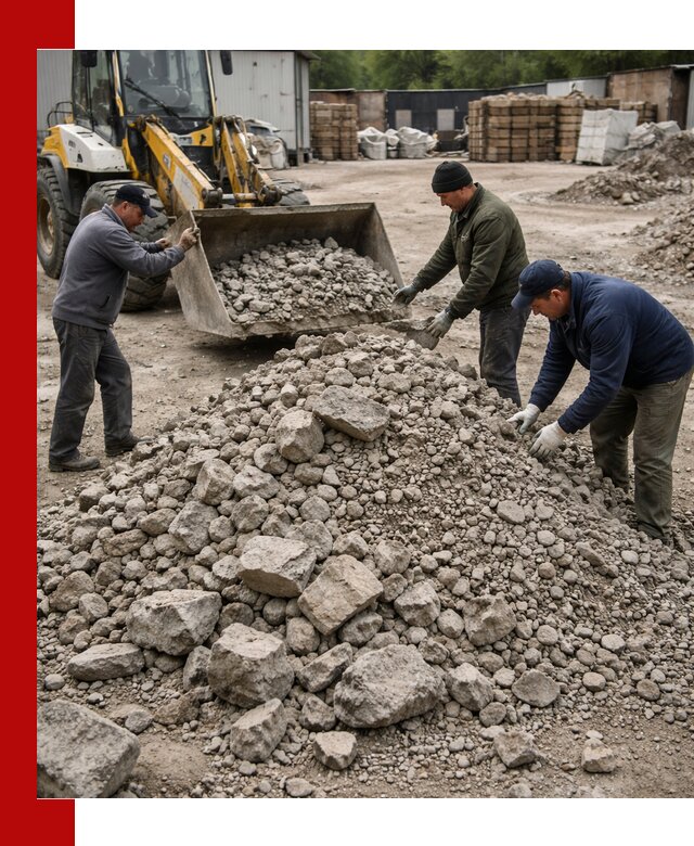 Демонтаж и вывоз бой бетона в Междуреченске