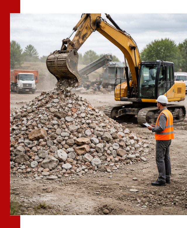 Доставка и вывоз строительного боя в Междуреченске