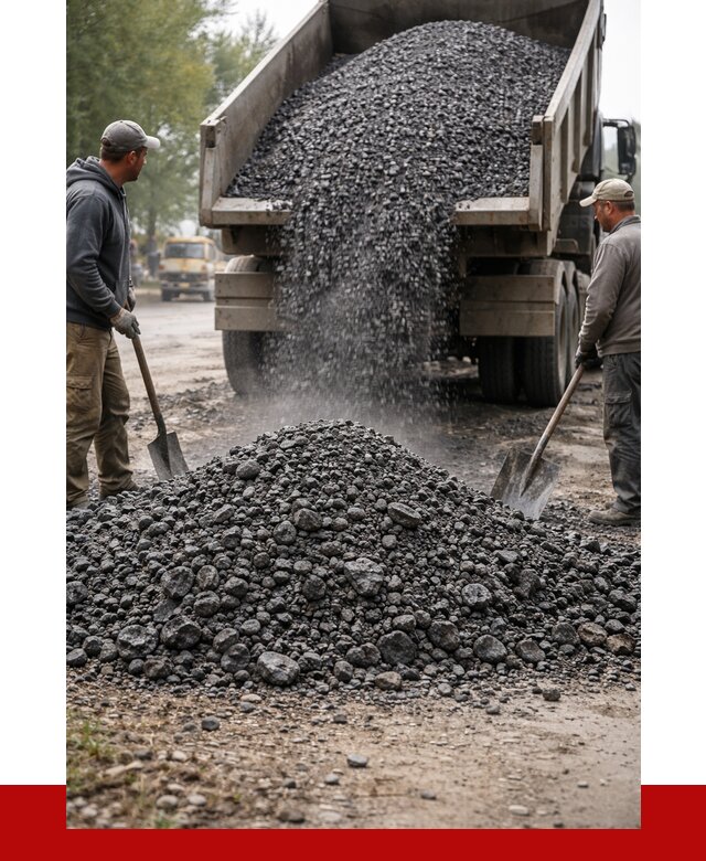 Дробленый асфальт в Междуреченске от 2829 р. с доставкой | ПРОНЕРУДМжд