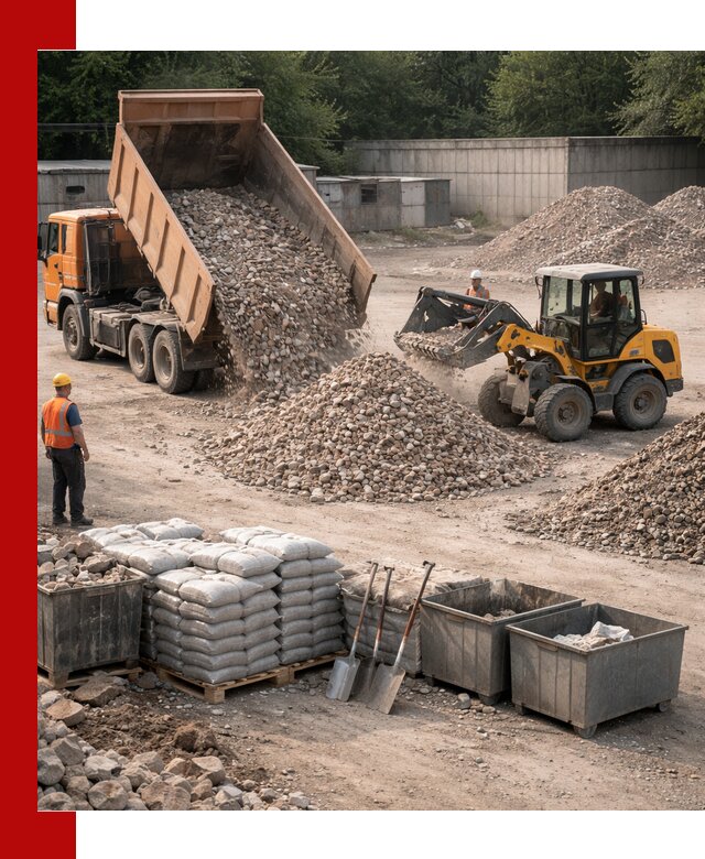 Вторичные материалы для отсыпки в Междуреченске — поставка и доставка