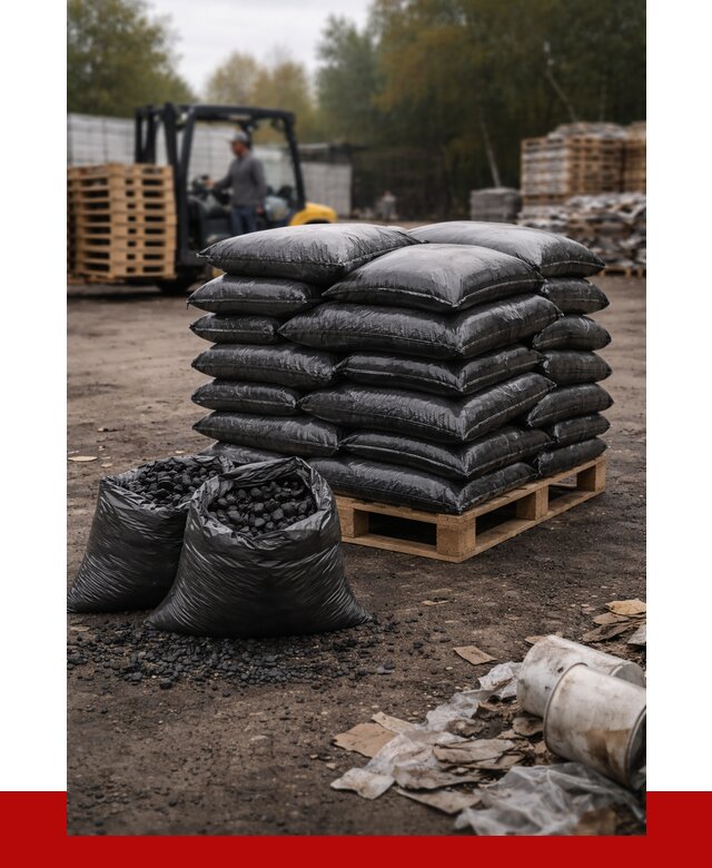 Купить уголь в мешках с доставкой в Междуреченске от 7579 р. | ПРОНЕРУДМжд