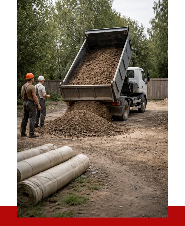 Доставка сыпучих материалов самосвалом в [cvi] от 4244 р. | ПРОНЕРУДМжд