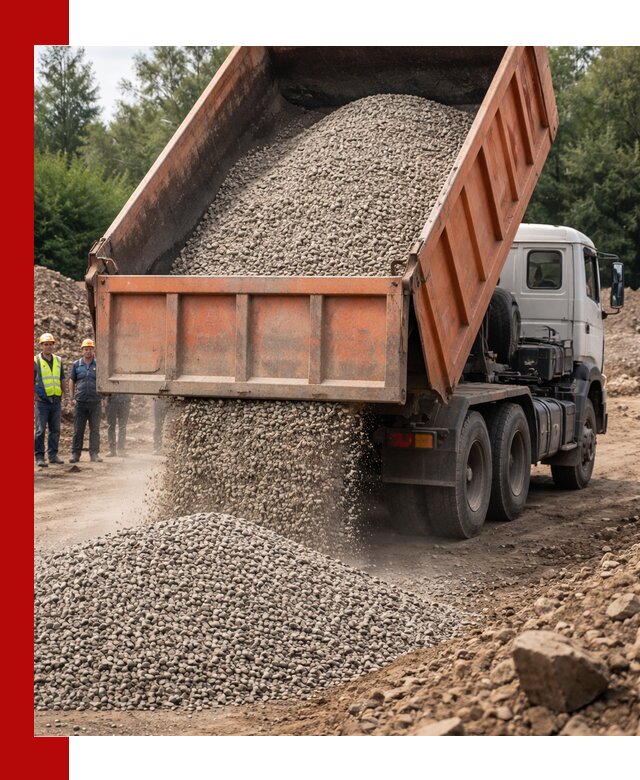 Доставка сыпучих материалов самосвалом в Междуреченске быстро и надежно