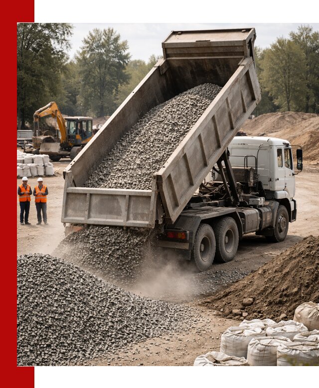 Аренда самосвала в Междуреченске для доставки сыпучих и нерудных материалов