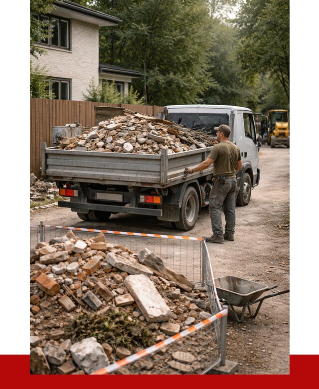 Вывоз строительного мусора с погрузкой в Междуреченске от 7579 р | ПРОНЕРУДМжд