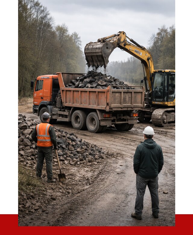 Вывоз асфальта в Междуреченске от 4547 р. самосвалом ПРОНЕРУДМжд
