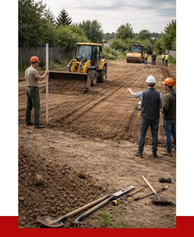 Планировка участка грунтом в Междуреченске от 4547 р ПРОНЕРУДМжд