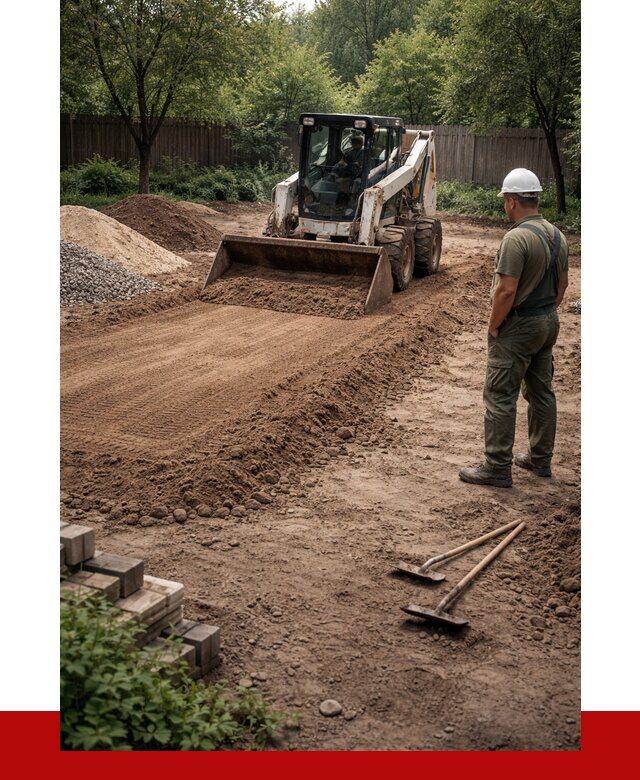 Выравнивание участка под ключ в Междуреченске от 3537 р. | ПРОНЕРУДМжд