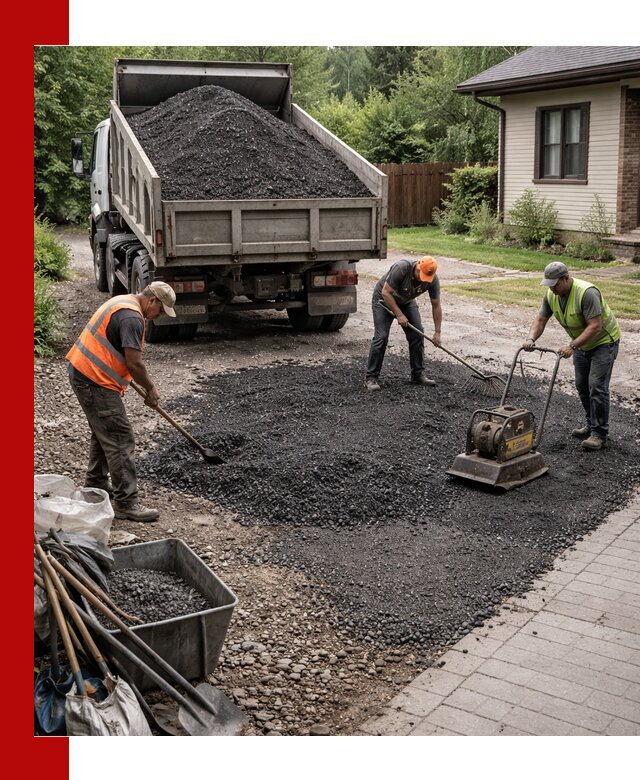 Асфальтовая крошка для двора с доставкой в Междуреченске